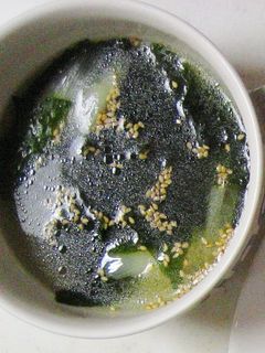 *韓国風わかめスープ*-レシピのメイン写真