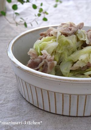豚肉とキャベツの昆布茶煮-レシピのメイン写真