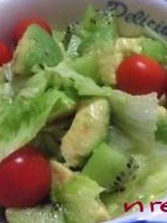 美容に☆アボカドサラダ☆わさび醤油-レシピのメイン写真