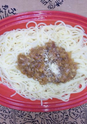 焼肉のタレソースでスパゲティー!-レシピのメイン写真