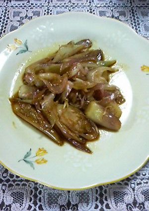 ご飯が進む！ミョウガの醤油炒めё-レシピのメイン写真