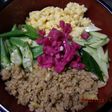 とりぞぼろ、夏野菜丼!