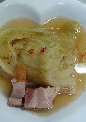 圧力鍋で☆丸ごとキャベツスープ-レシピのメイン写真