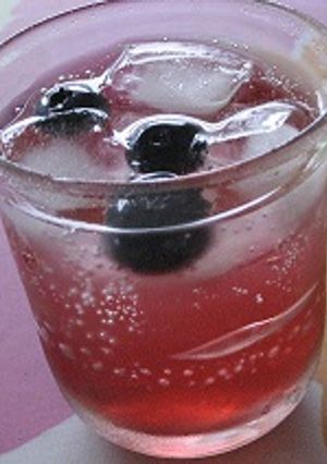 さわやか★ブルーベリー黒酢サイダー★-レシピのメイン写真