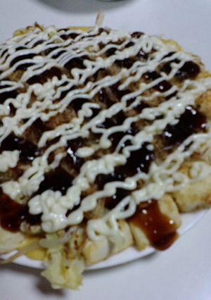 カロリーを気にしている時のお好み焼き-レシピのメイン写真