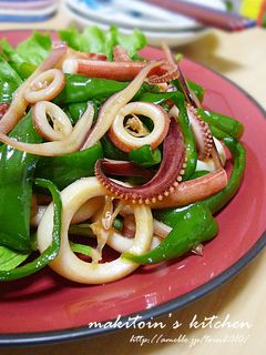 イカとピーマンの焦がし醤油炒め-レシピのメイン写真