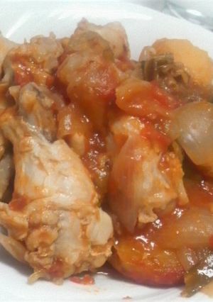 野菜の甘みギュッ！チキンのトマト煮込み-レシピのメイン写真