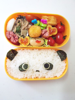 キャラ弁☆たれぱんだ のり弁簡単♪-レシピのメイン写真