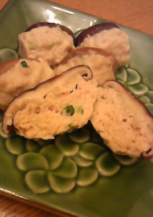 レンジで簡単ジューシー♪椎茸の肉詰め♪-レシピのメイン写真