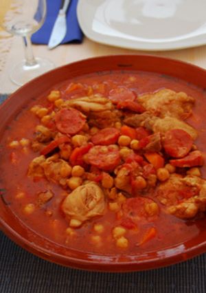 ひよこ豆と肉３種のトマト煮込み-レシピのメイン写真