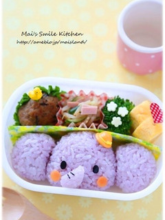 ぞうさんのお弁当*キャラ弁-レシピのメイン写真