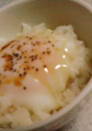 簡単ランチ＊温玉ごはん-レシピのメイン写真
