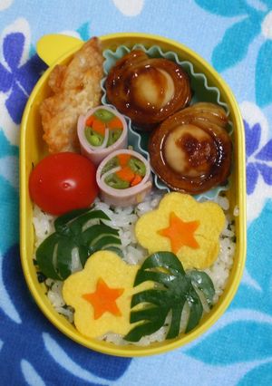 ☆ハワイアン弁当☆【キャラ弁】-レシピのメイン写真