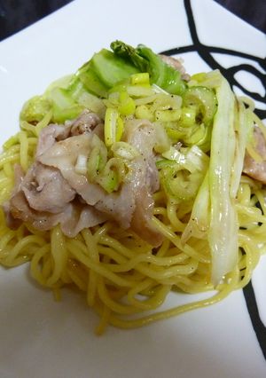 レモンでさっぱり☆ネギ塩焼そば♡-レシピのメイン写真