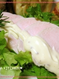 じっくり漬け込む♪手作りチキンハム-レシピのメイン写真
