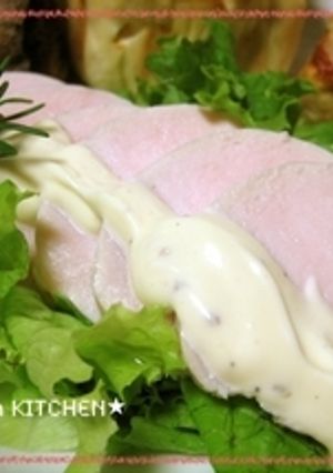 じっくり漬け込む♪手作りチキンハム-レシピのメイン写真