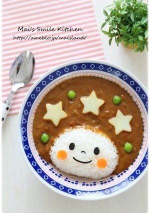 アフロガールなデコカレー♪-レシピのメイン写真