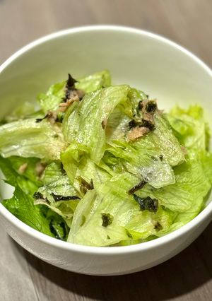 🥬やみつきレタスツナサラダ-レシピのメイン写真