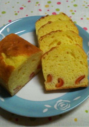 簡単まるごとさくらんぼのパウンドケーキ♪-レシピのメイン写真