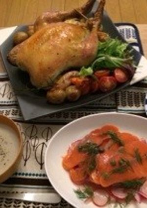 ローストチキン-レシピのメイン写真