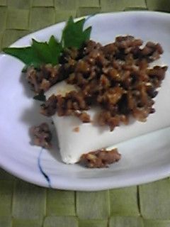肉味噌のっけ☆冷奴-レシピのメイン写真