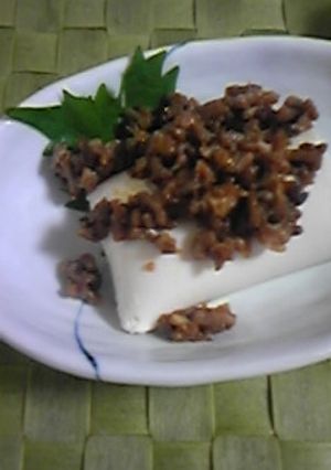 肉味噌のっけ☆冷奴-レシピのメイン写真