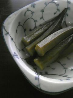オクラの浅漬け-レシピのメイン写真