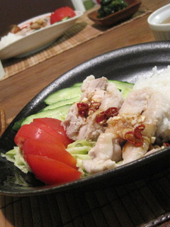 シンガポール風チキン&茹で汁スープ-レシピのメイン写真