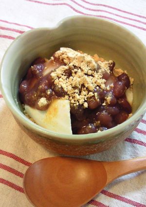 ★なんちゃって小豆きな粉の豆腐プリン★-レシピのメイン写真