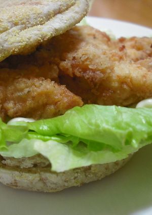 家で食べよう！チキン竜田バーガー-レシピのメイン写真