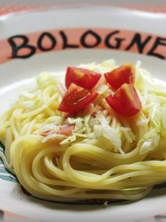 千切りキャベツとベーコンの冷製パスタ-レシピのメイン写真