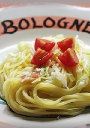 千切りキャベツとベーコンの冷製パスタ-レシピのメイン写真
