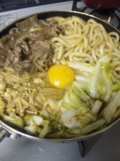 フライパンで簡単1人すき焼き風☆-レシピのメイン写真