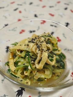 ✿キュウリと薄焼き卵の酢の物✿-レシピのメイン写真