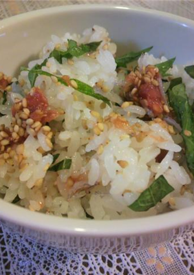 簡単♪梅のさっぱりご飯-レシピのメイン写真