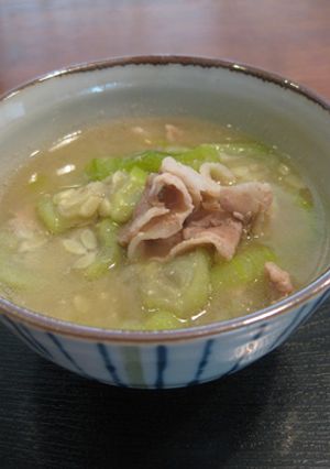 へちまの味噌煮-レシピのメイン写真