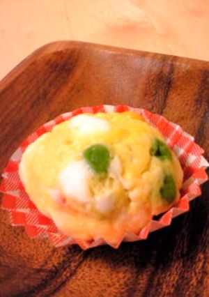 レンジで簡単!彩りオムレツ-レシピのメイン写真