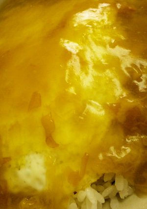 1人ランチに簡単ヘルシー♪梅あんの天津丼-レシピのメイン写真
