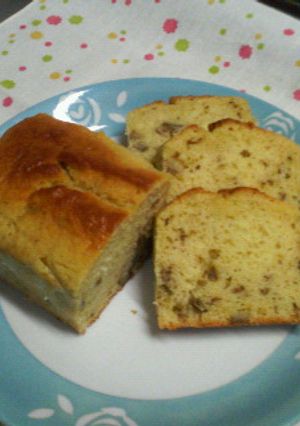 ふわふわ胡桃のカフェオレパウンドケーキ♪-レシピのメイン写真