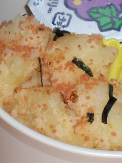 ふりかけで♪たらこ味の粉ふき芋-レシピのメイン写真