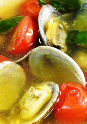 あさりとトマトのスープ-レシピのメイン写真