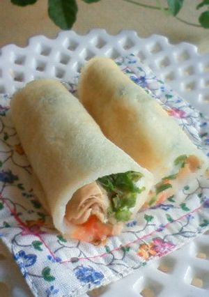 離乳食手づかみ☆ラップクレープ-レシピのメイン写真