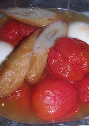 夏に食べる　冷やしトマトおでん-レシピのメイン写真