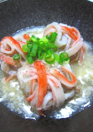 ✿ฺかにかま餡かけ菊花しゅうまい✿ฺ-レシピのメイン写真