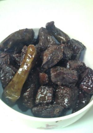 韓国家庭料理・チャンジョリム（辛牛佃煮）-レシピのメイン写真