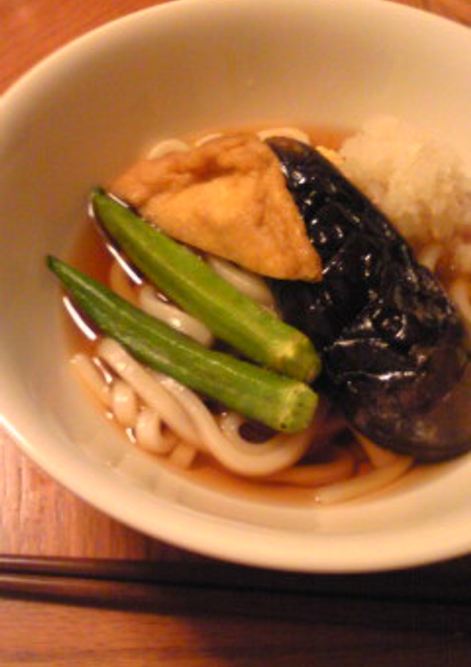 揚げない!!　揚げなすおろしうどん-レシピのメイン写真