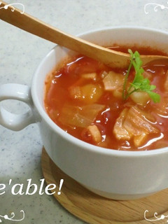 野菜たっぷり!私んちのミネストローネ☆-レシピのメイン写真
