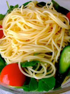 野菜たっぷり冷製パスタ-レシピのメイン写真