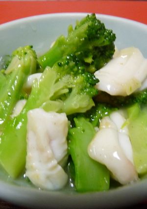 つるっなイカと野菜の塩あん-レシピのメイン写真
