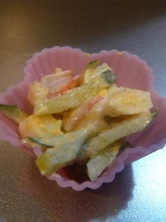 即席!カニカマ・卵の超簡単サラダ☆-レシピのメイン写真